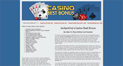 Desktop Screenshot of casino-best-bonus.com