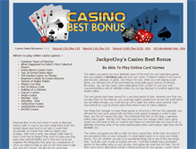 Tablet Screenshot of casino-best-bonus.com